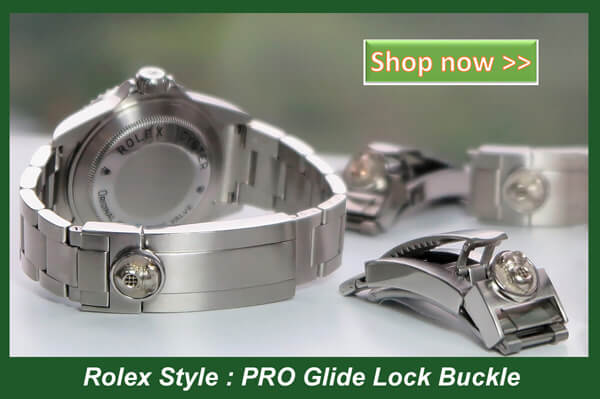 Glide-Lock Clasp for Rolex