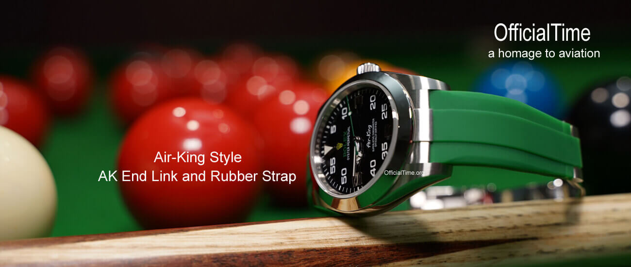 Rolex Air-King  AK End Link & Rubber Strap