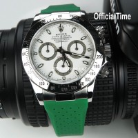 Rolex Daytona Style - Breathable Rubber Strap (7 color)