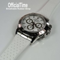 Rolex Daytona Style - Breathable Rubber Strap (7 color)