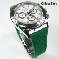 Rolex Daytona Style - Breathable Rubber Strap (7 color)