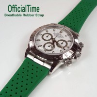 Rolex Daytona Style - Breathable Rubber Strap (7 color)