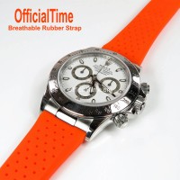 Rolex Daytona Style - Breathable Rubber Strap (7 color)