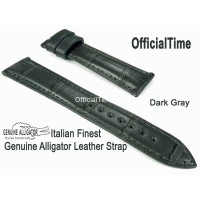 Franck Muller Style : Double-sided Genuine Alligator Leather Strap (4 color)