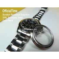 Rolex Daytona Style - Sapphire Transparent Case Back