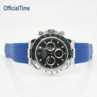 Rolex Daytona Style - Airflow Rubber Strap (6 color)