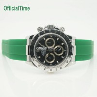 Rolex Daytona Style - Airflow Rubber Strap (6 color)