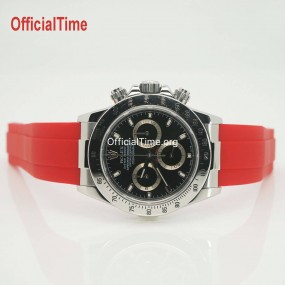 Rolex Daytona Style - Airflow Rubber Strap (6 color)