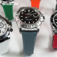 Rolex Explorer Style - Breathable Rubber Strap (7 color)