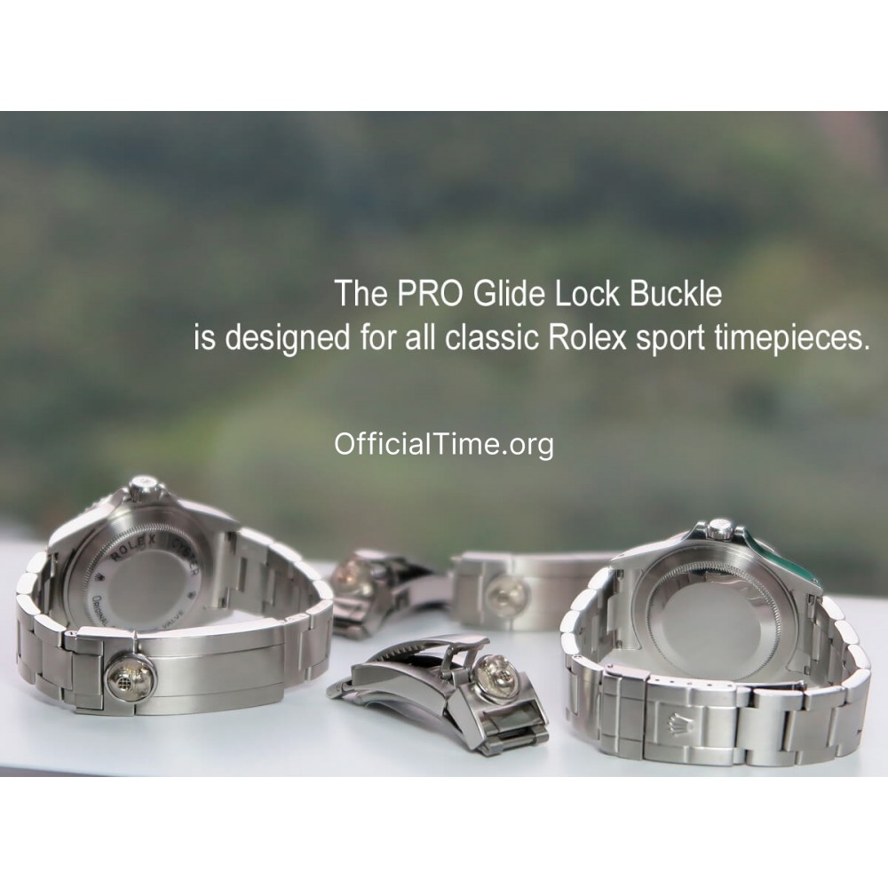 Rolex Style PRO Glide Lock Clasp Buckle for Rolex