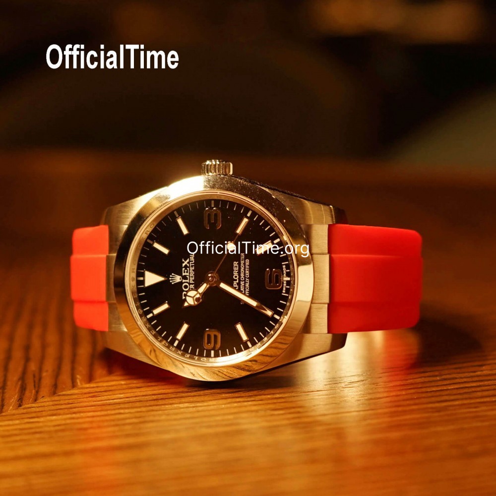 Rolex sales explorer rubber