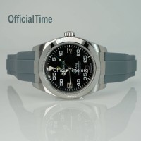 Rolex Air-King Style  : Airflow Rubber Strap (6 color)