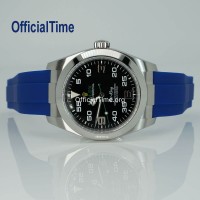 Rolex Air-King Style  : Airflow Rubber Strap (6 color)