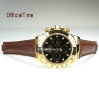 Rolex Daytona Style - Bull Leather Strap (5 color)