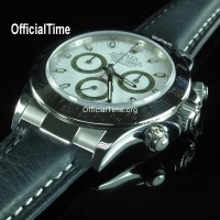 Rolex Daytona Style - Bull Leather Strap (5 color)