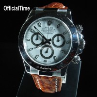 Rolex Daytona Style - Buffalo Leather Strap (3 color)