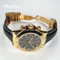 Rolex Daytona Style - Buffalo Leather Strap (3 color)