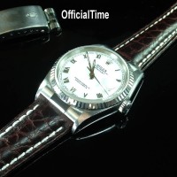 Rolex Datejust Style - Buffalo Leather Strap (3 color)
