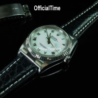 Rolex Datejust Style - Buffalo Leather Strap (3 color)