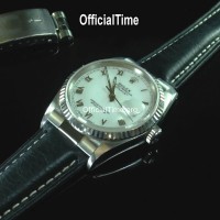 Rolex Datejust Style - Bull Leather Strap (5 color)