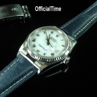 Rolex Datejust Style - Bull Leather Strap (5 color)