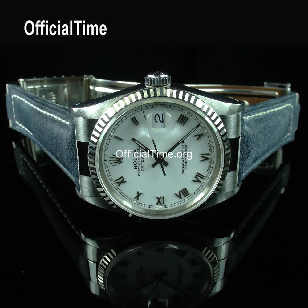Rolex datejust 36mm leather strap top
