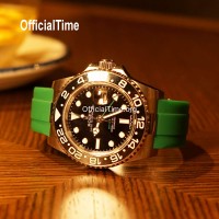 Rolex GMT-Master Style : Airflow Rubber Strap (6 color)