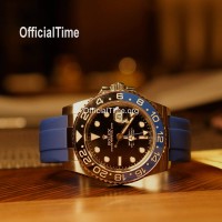 Rolex GMT-Master Style : Airflow Rubber Strap (6 color)