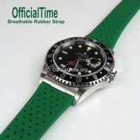 Rolex GMT-Master Style : Breathable Rubber Strap (7 color)