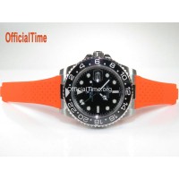 Rolex GMT-Master Style : Breathable Rubber Strap (7 color)