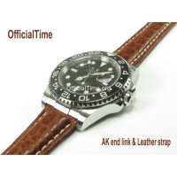 Rolex GMT-Master Style : Buffalo Leather Strap (3 color)