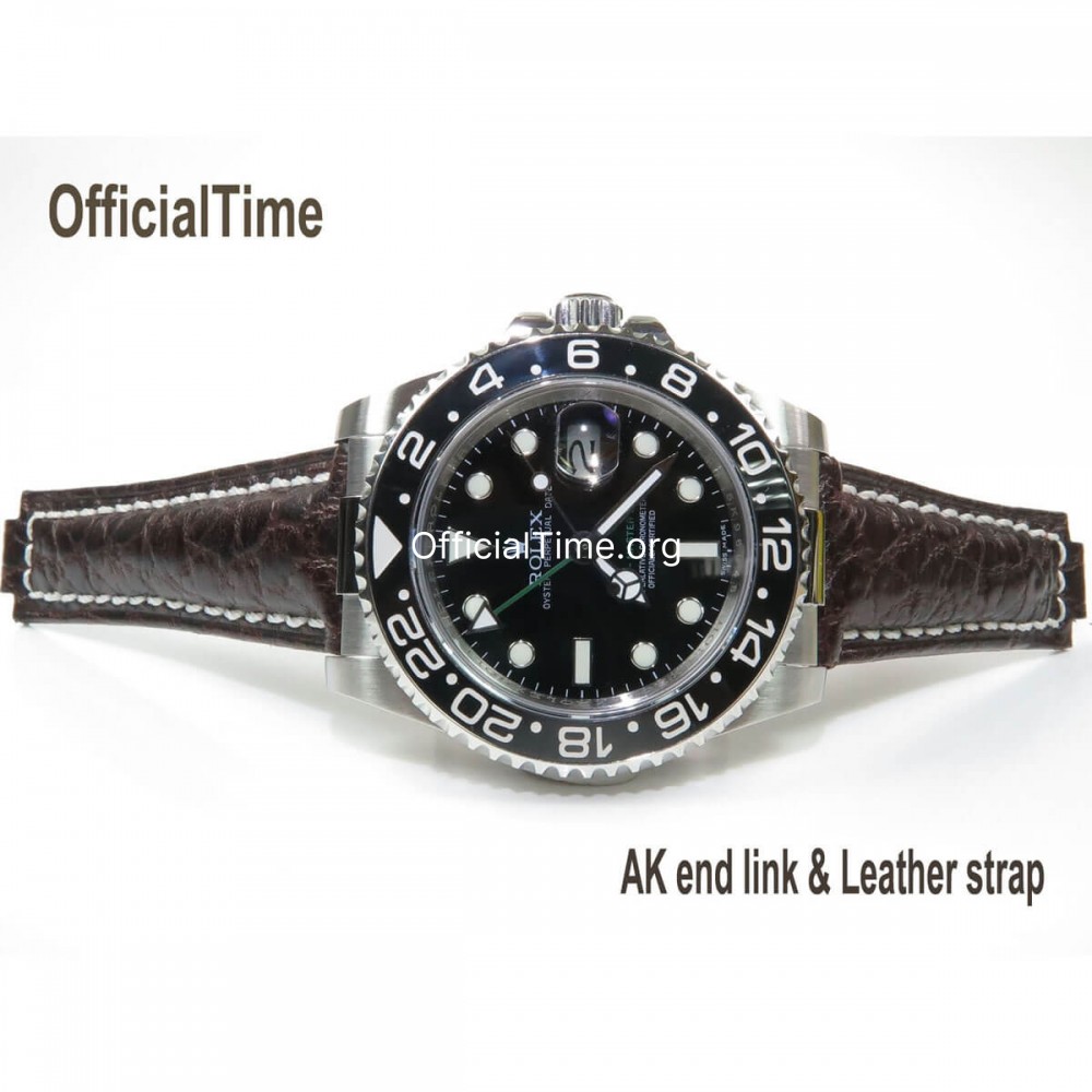 Rolex gmt leather hotsell