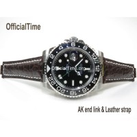 Rolex GMT-Master Style : Buffalo Leather Strap (3 color)