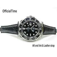 Rolex GMT-Master Style : Buffalo Leather Strap (3 color)