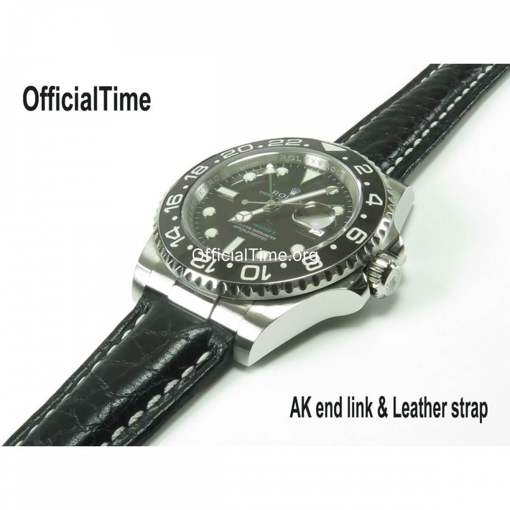 Rolex gmt leather strap cheap