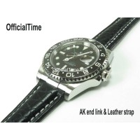 Rolex GMT-Master Style : Buffalo Leather Strap (3 color)