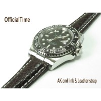 Rolex GMT-Master Style : Buffalo Leather Strap (3 color)