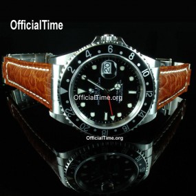 Rolex GMT-Master Style : Buffalo Leather Strap (3 color)