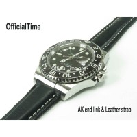 Rolex GMT-Master Style : Bull Leather Strap (5 color)