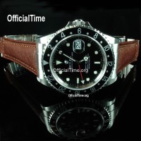 Rolex GMT-Master Style : Bull Leather Strap (5 color)