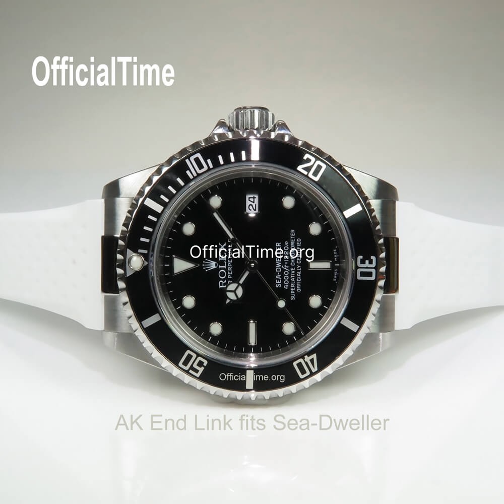 Rolex Sea Dweller Style OfficialTime Buffalo Leather Strap for Rolex