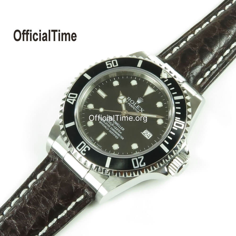 Rolex Sea-Dweller Style | OfficialTime Buffalo Leather Strap