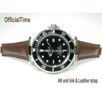 Rolex Sea-Dweller Style : Bull Leather Strap (5 color)