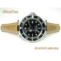 Rolex Sea-Dweller Style : Bull Leather Strap (5 color)