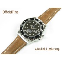 Rolex Sea-Dweller Style : Bull Leather Strap (5 color)