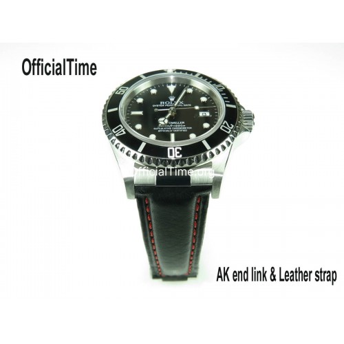 Rolex Sea-Dweller Style : Bull Leather Strap (5 color)