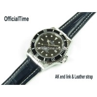 Rolex Sea-Dweller Style : Calf Leather with Alligator Grain Strap (3 color)