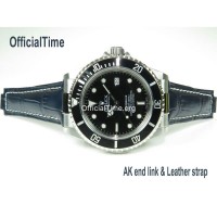 Rolex Sea-Dweller Style : Calf Leather with Alligator Grain Strap (3 color) Rolex Sea-Dweller Style : Calf Leather with Alligator Grain Strap (3 color)