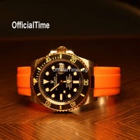 Rolex Submariner Style - Airflow Rubber Strap (6 color)