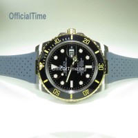 Rolex Submariner Style - Breathable Rubber Strap (7 color)